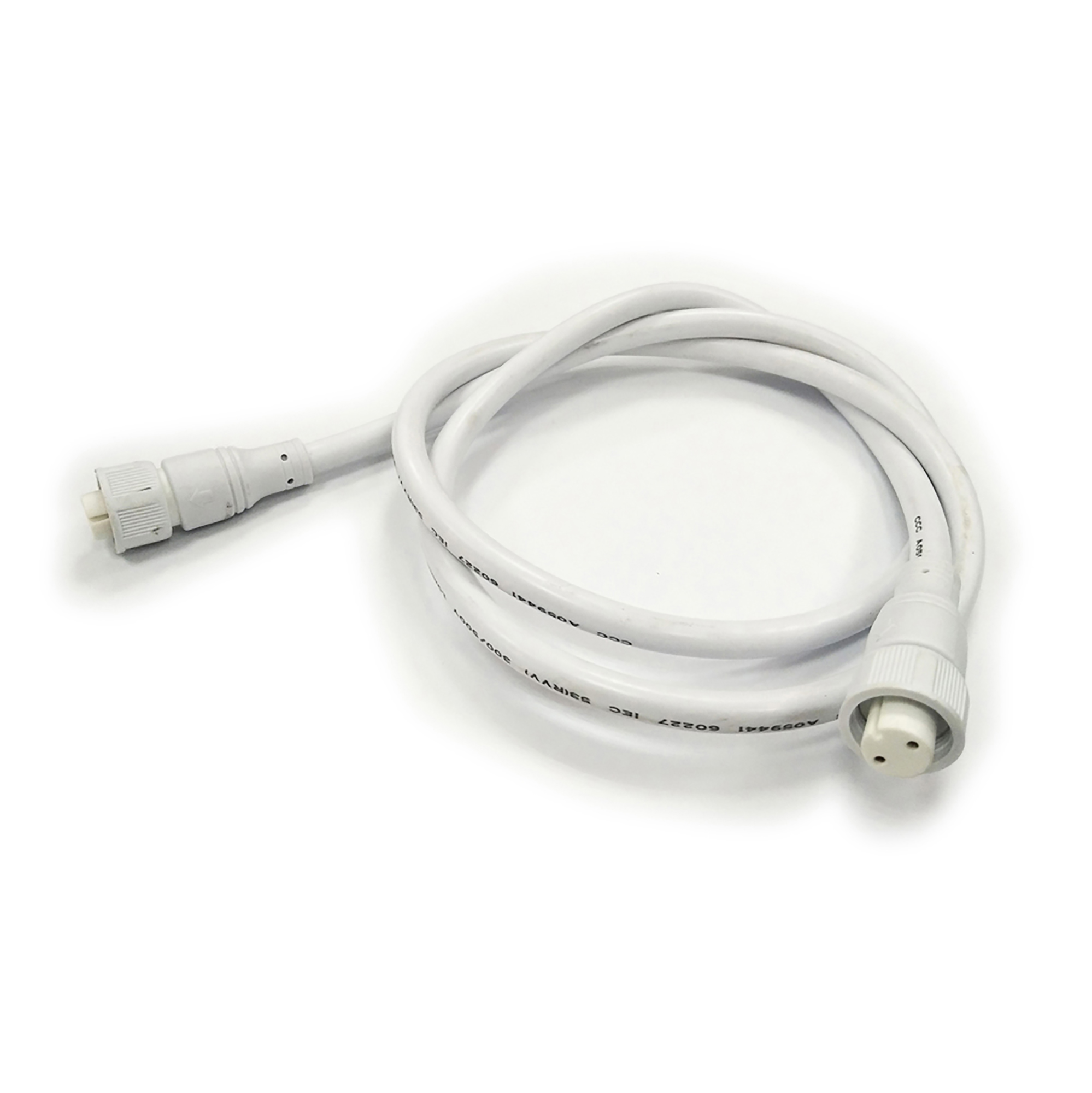 DA640001/WH  Indi 1m Connection Cable With Female Connectors, White IP65